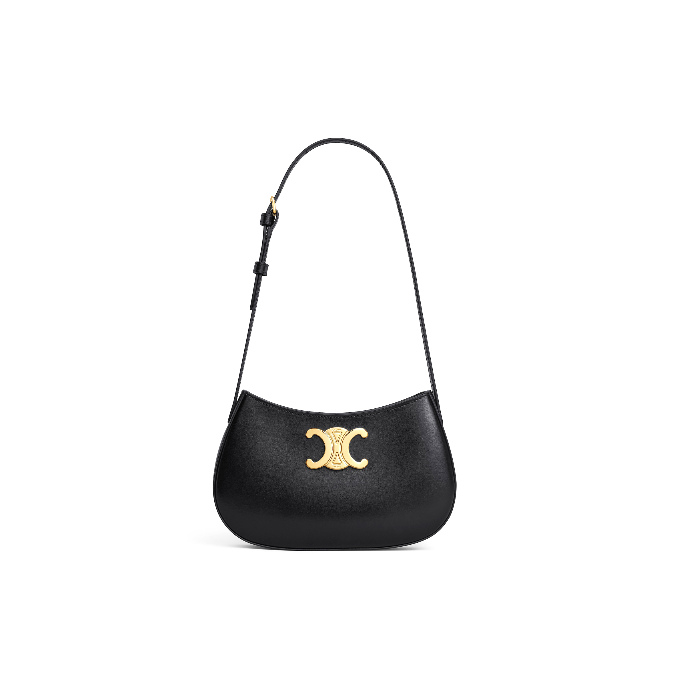 CELINE MEDIUM TILLY BAG IN SHINY CALFSKIN 115703BF4.38NO (22*13.5*4cm)